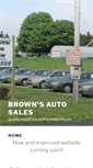 Mobile Screenshot of brownsautosalescny.com